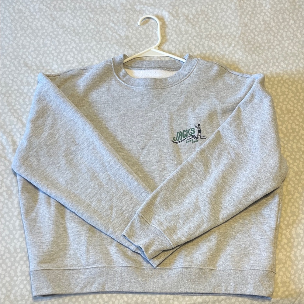 Jack's Light Gray Crewneck Sweater